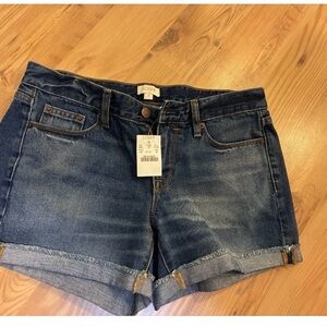 J. Crew Dark Blue Jean Shorts